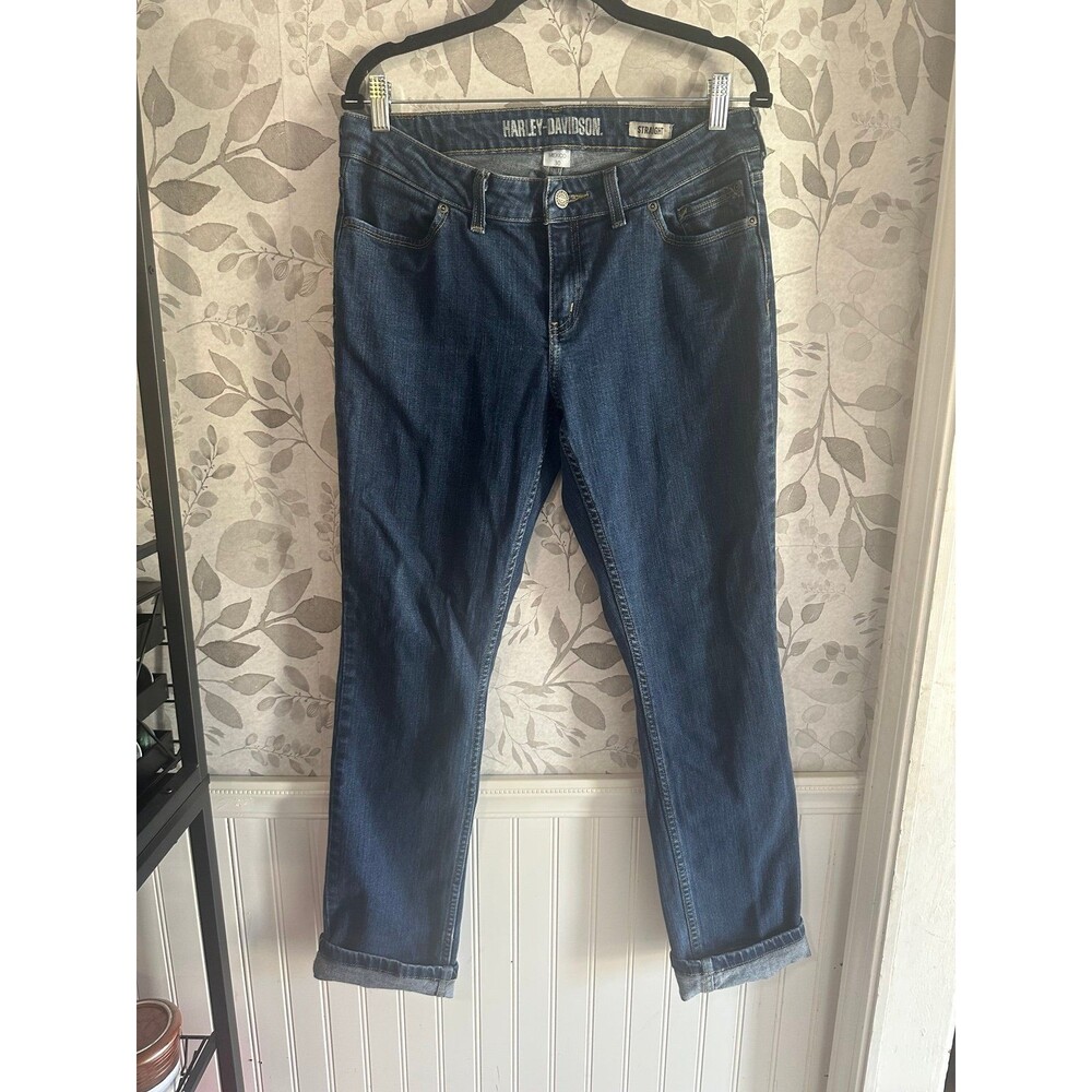 Harley Davidson cropped jeans sz 30
